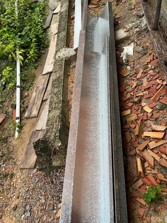 Calha galvanizada nova - Foto 3