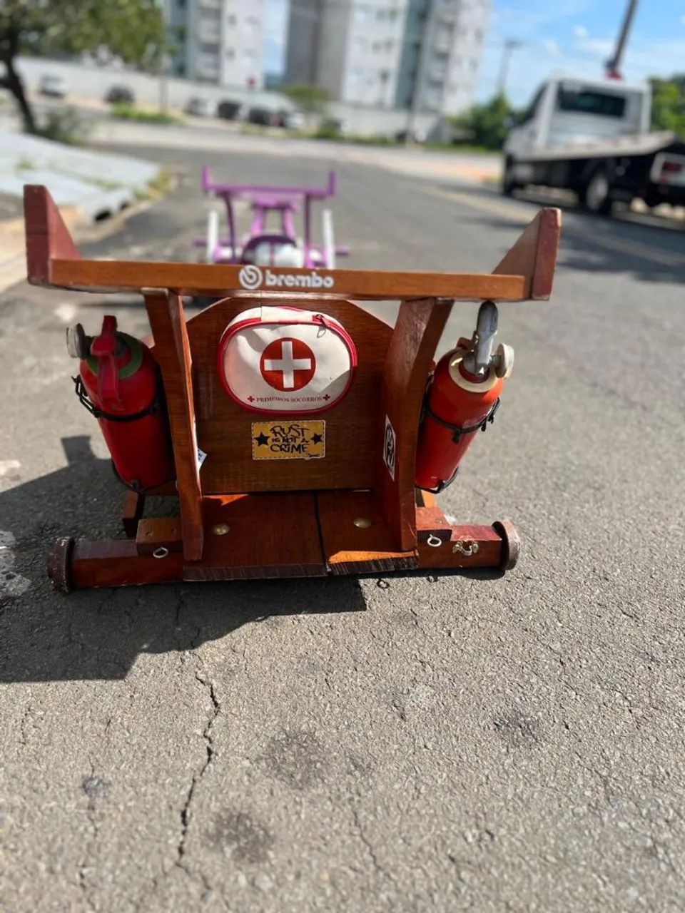 Carrinho de rolimã personalizado  - Foto 4