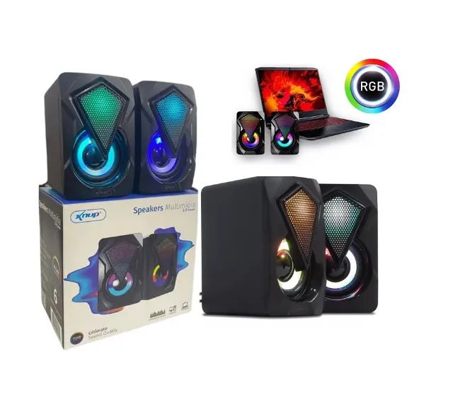Caixa De Som Para Pc e Notebook 6w Knup
