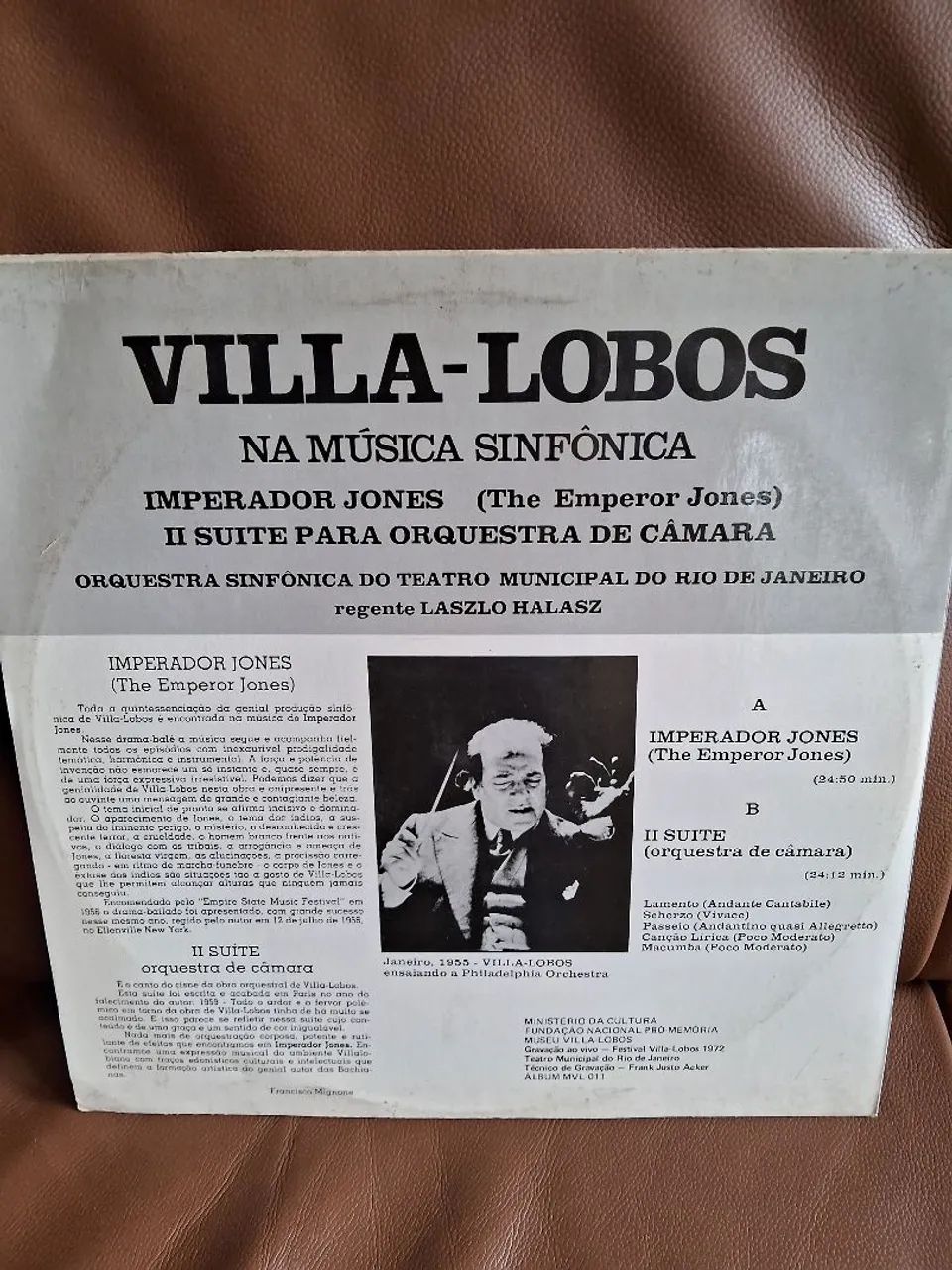 Disco de Vinil Villa-Lobos - Música Sinfônica - Foto 2