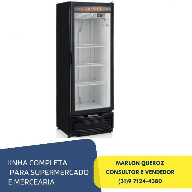 Cervejeira Porta de Vidro 410 Litros Gelopar 127-220v