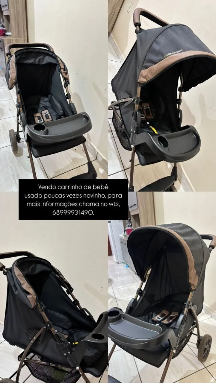 Carrinho de Bebê Galzerano Usado Poucas Vezes