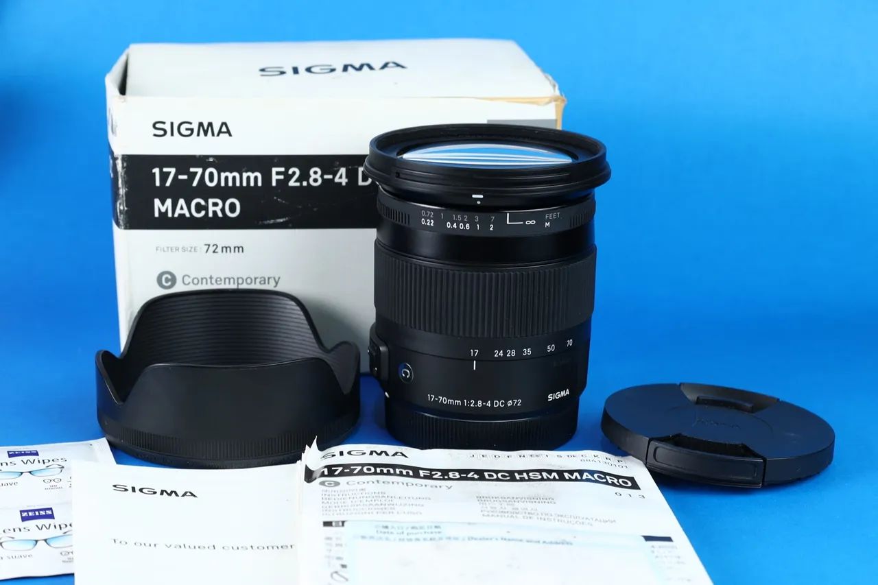 Lente Sigma 17-70mm F2.8-4 DC HSM Macro para Câmeras DSLR