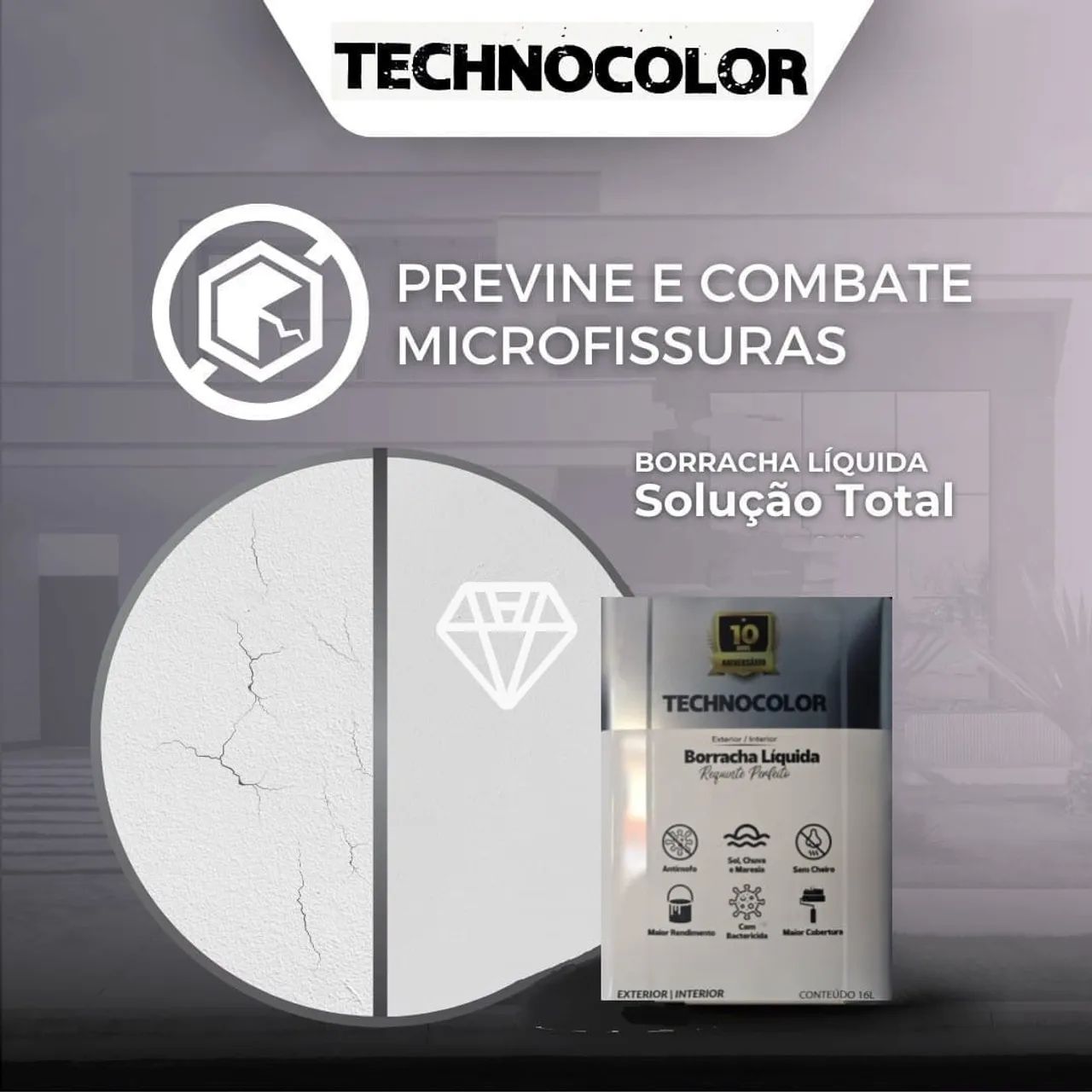 Borracha Líquida Techicolor - Solução Total para Microfissuras