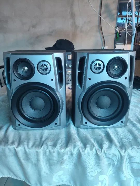 Par de Caixas Acústicas Aiwa s505 - Foto 2