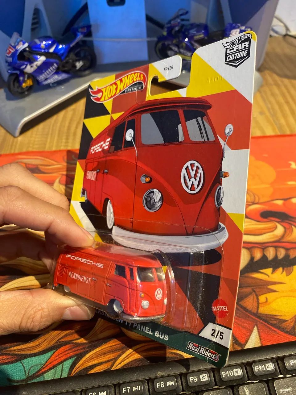 Volkswagen T1 Panel Bus Porsche Hot wheels - Foto 3