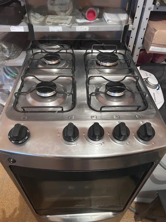 Fogão Inox 4 bocas Consul  - Foto 2