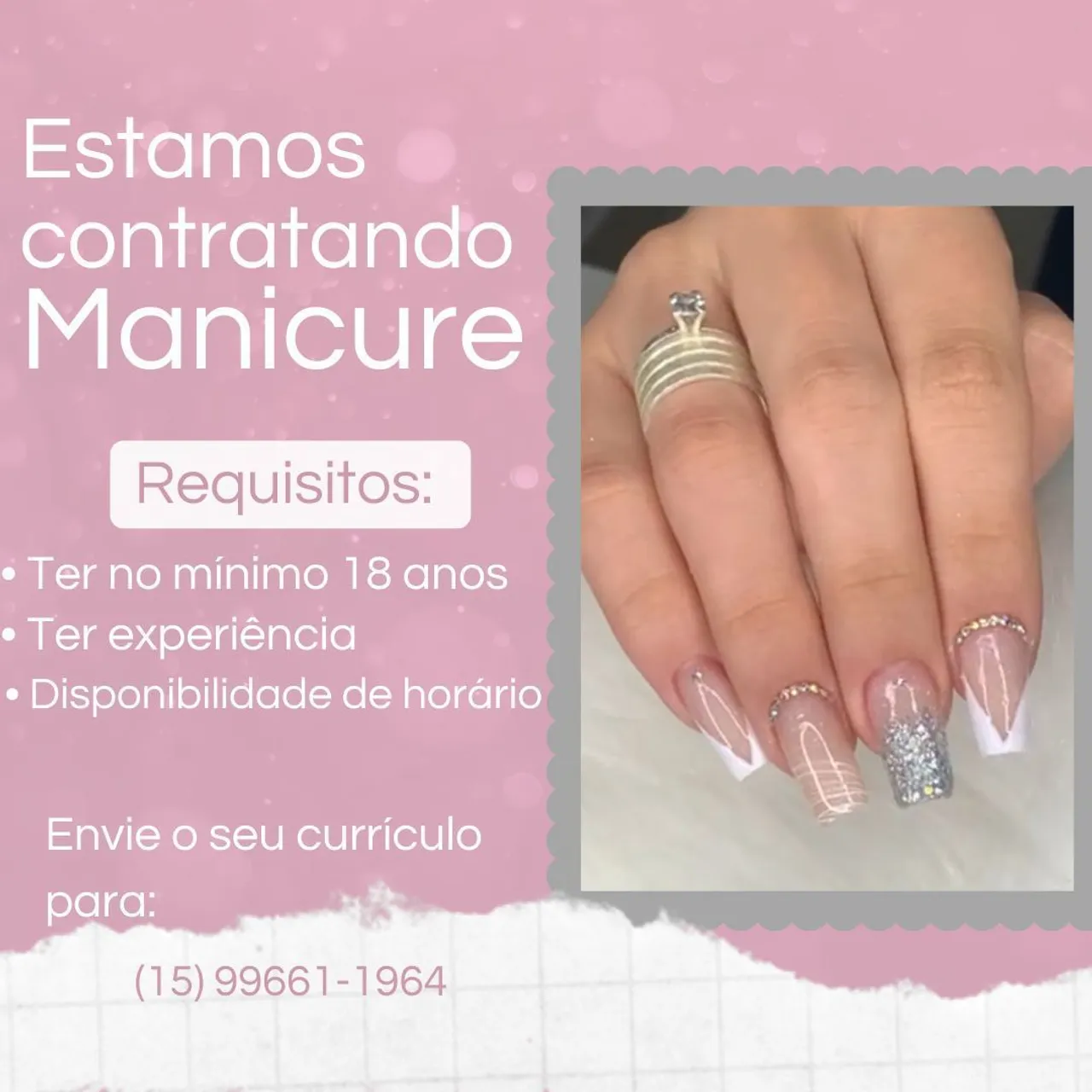 Procura-se Manicure/Pedicure
