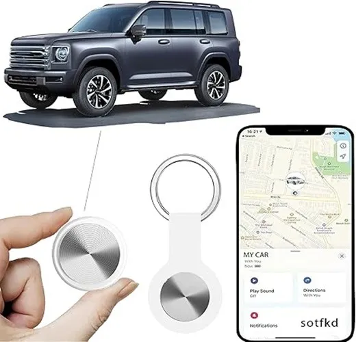 Localizador De Veículo Smart Tag Chaveiro De Rastreamento