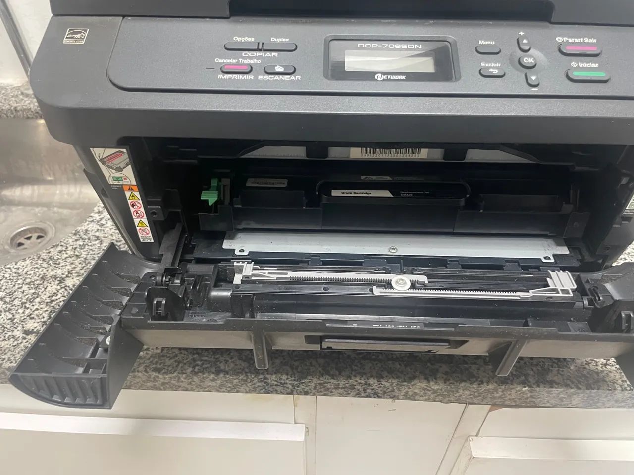 Impressora laser Brother DCP-7060DN - Foto 3