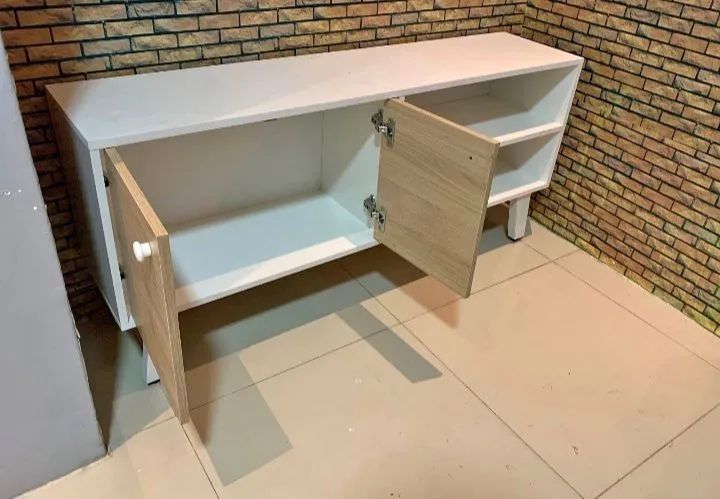 , rack em promoção aproveite 100% MDF para TV até 55 polegadas Valor  270$ ? - Foto 2