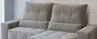 Sofá retratil e reclinavel cinza (DIVIDIMOS EM ATE 10X SEM JUROS) - Foto 3