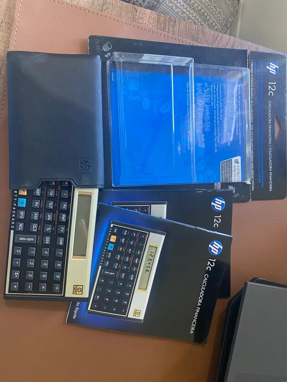 Calculadora Hp 12c Gold - cor Dourado - Original