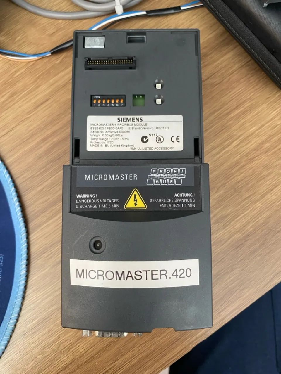 Módulo controle inversor micro master ProfBus 