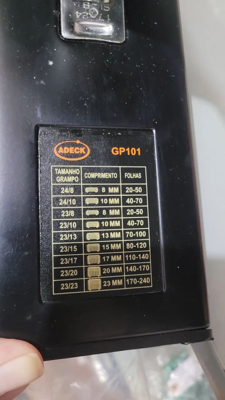 Grampeador ADECK GP101 para até 240 folhas - Foto 3