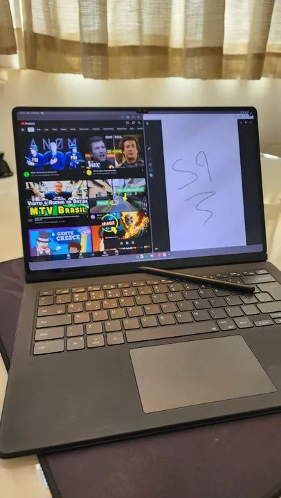 Samsung Galaxy Tab S9 Ultra 512GB com S Pen e Capa Teclado - Perfeito