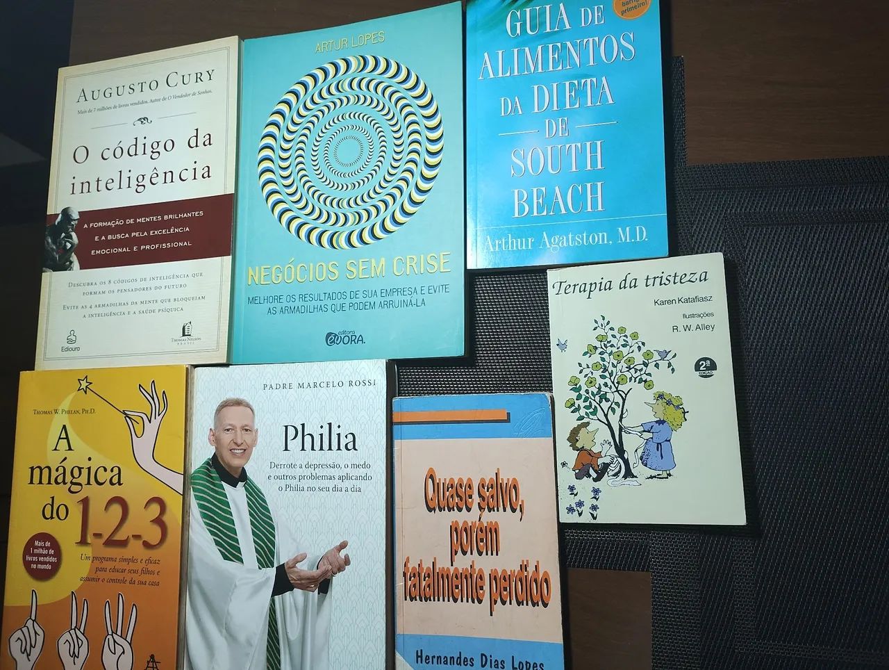 Livros de auto ajuda e religiosos!