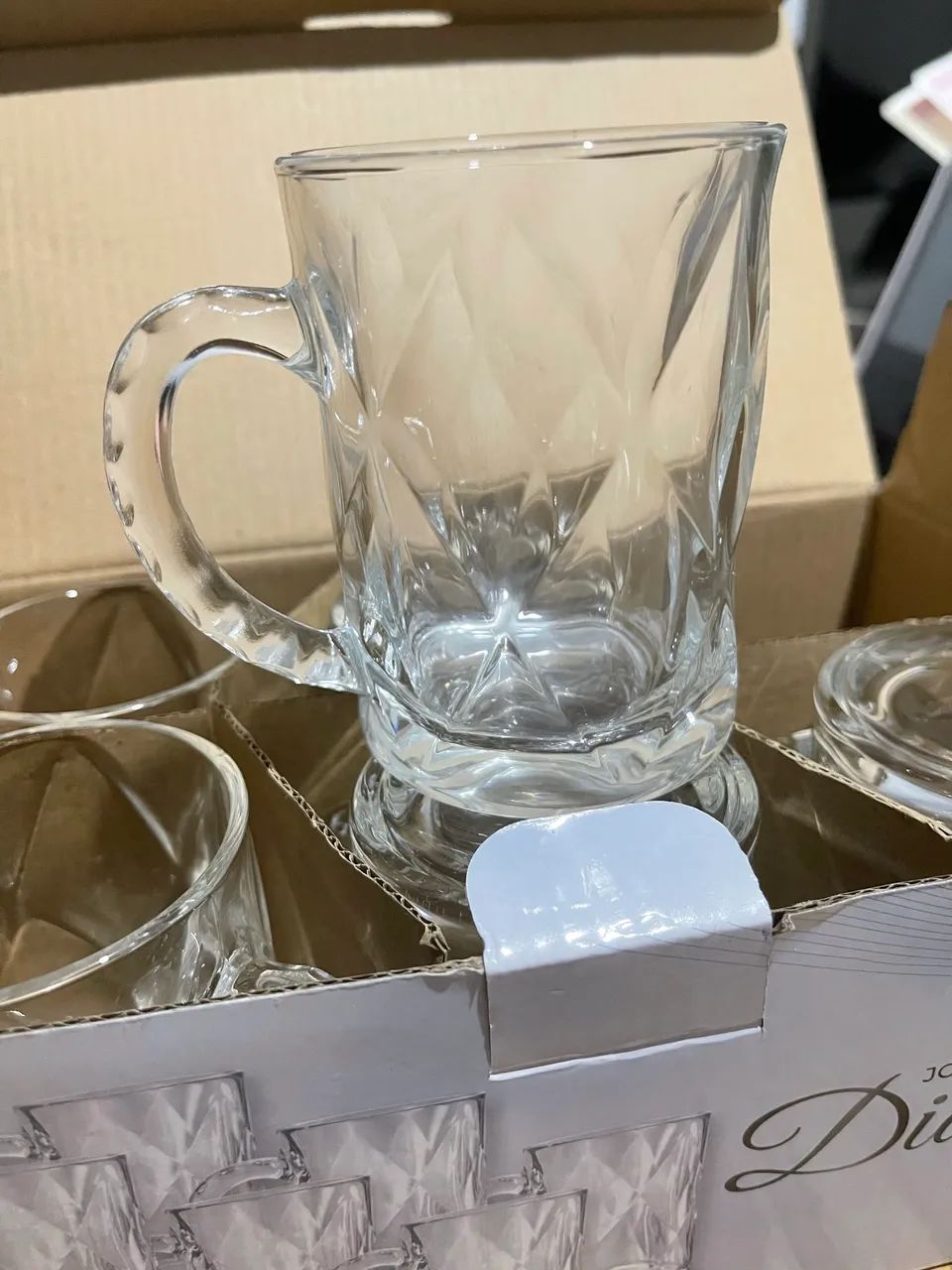 Jogo de Canecas 190ml - Diamond Clear - Foto 4