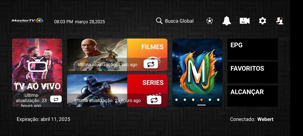 MasterTV - Streaming Completo