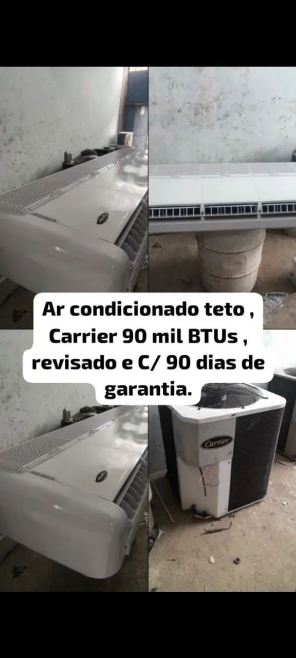 AR Condicionados Piso Tetos de 60k BTUs da CarrieR, Hitachi, Komeco, Springer entre outros - Foto 2