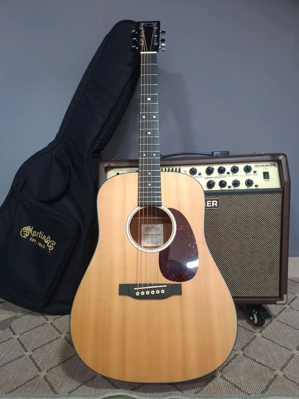 IMPERDÍVEL!!! Violão Martin Dreadnought DJr-10E **Raridade**
