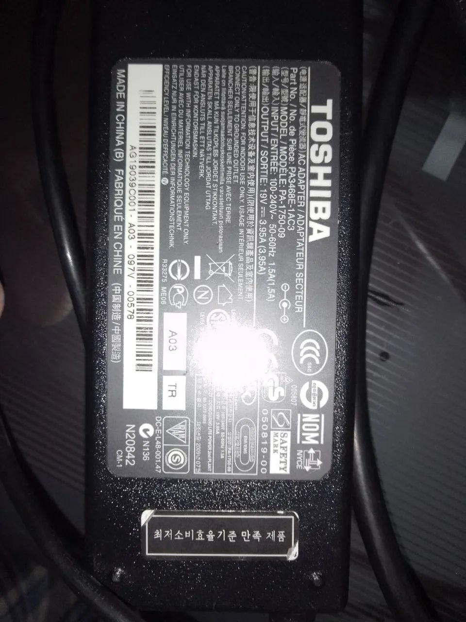 Notebook Toshiba com Carregador - Foto 2
