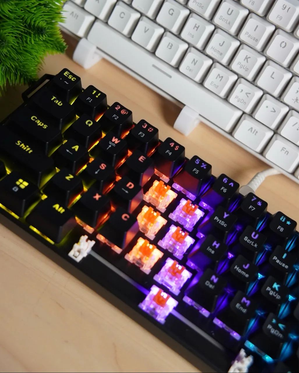 Teclado Mecânico NACODEX x AJAZZ NK61 RGB - Compacto, Rápido e