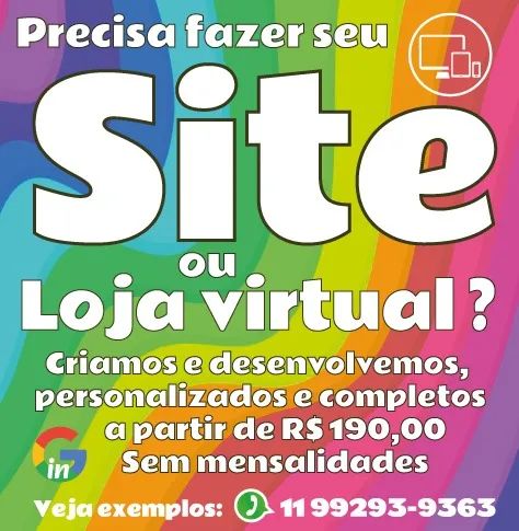 SITE COMPLETO COM WHATSAPP, HOSPEDAGEM, OTIMIZADO NO GOOGLE E SEM MENSALIDADES 