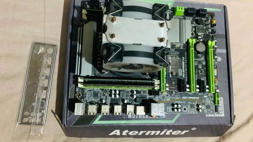KIT xeon X79 DDR3: placa mae xt79 atermiter turbo, 4x8 gb (32gb