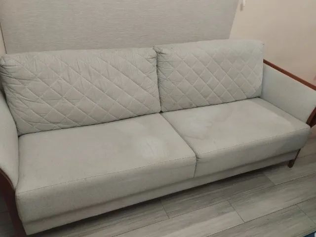 Sofá 3 lugares linho  - Foto 5