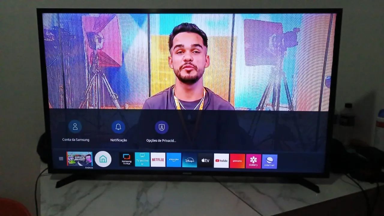 Tv Samsung 43 smart 4k completa 