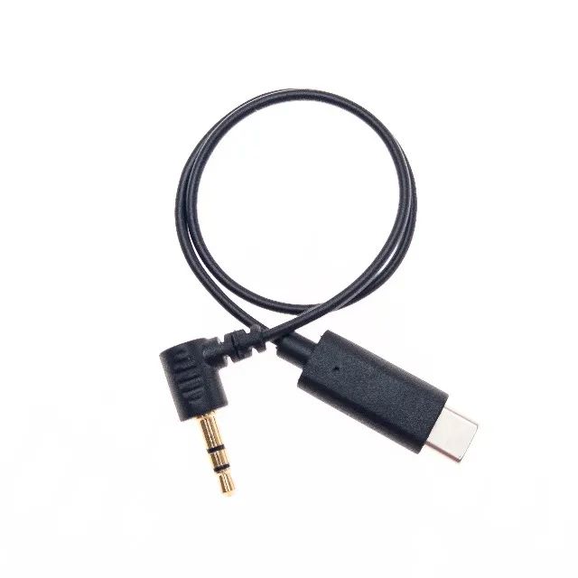 Cabo P2 USB-C de 25cm à 30cm audio - Foto 2