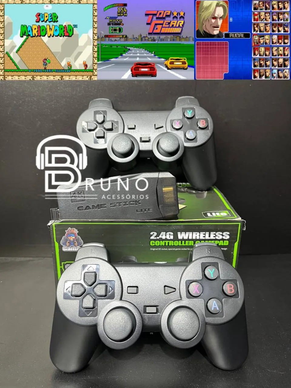 Video Game Retro Console 10 mil jogos 2 Controles Sem Fio