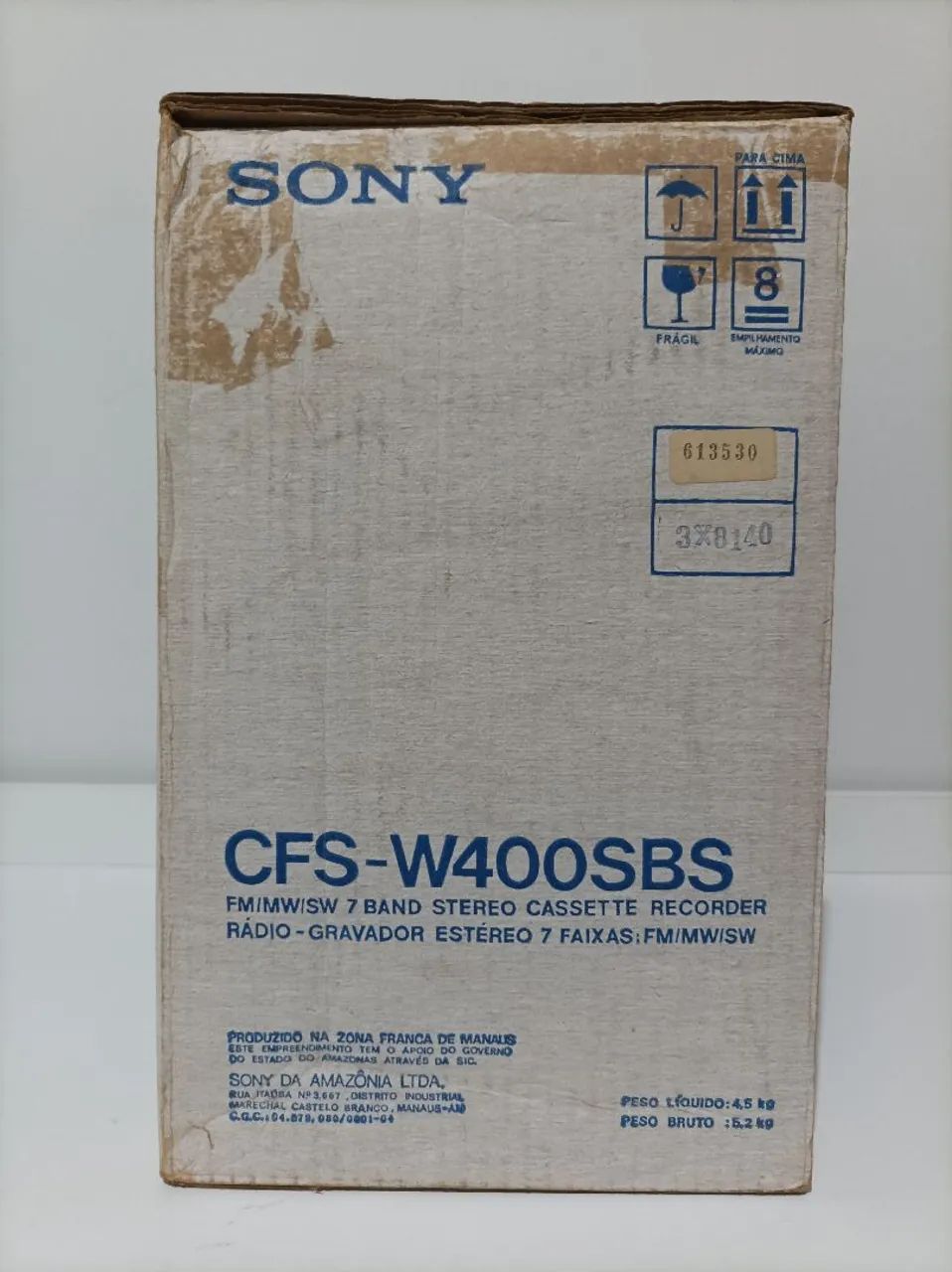 Caixa original do rádio Sony  - Foto 4