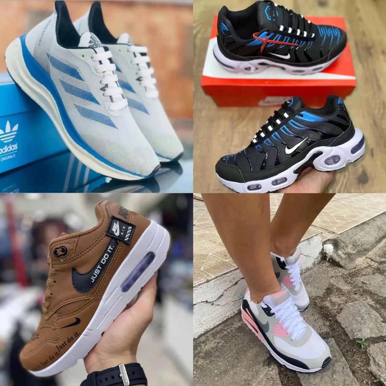Tênis Adidas, Nike, Mizuno e asics e mais ENTREGAMOS 