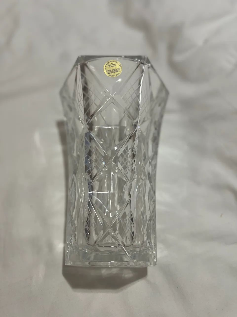 Vaso Francês de cristal Cristal d'Arques - modelo "Sully"