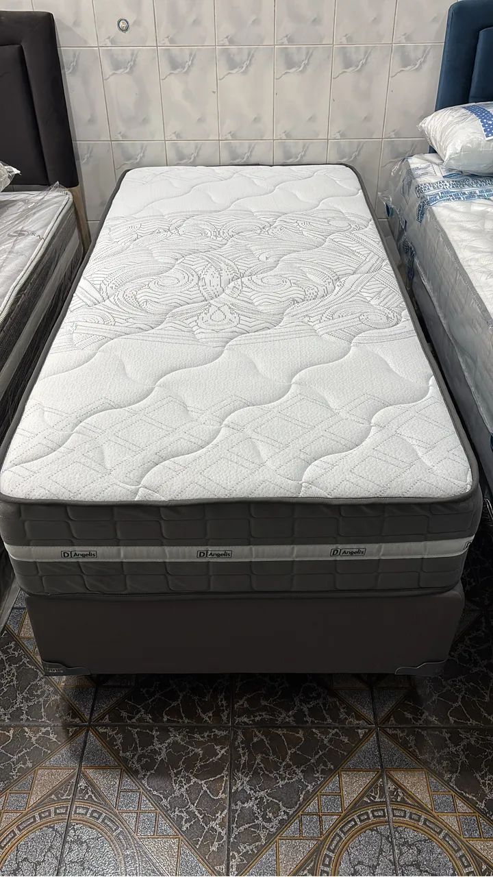 Cama box com colchão novo
