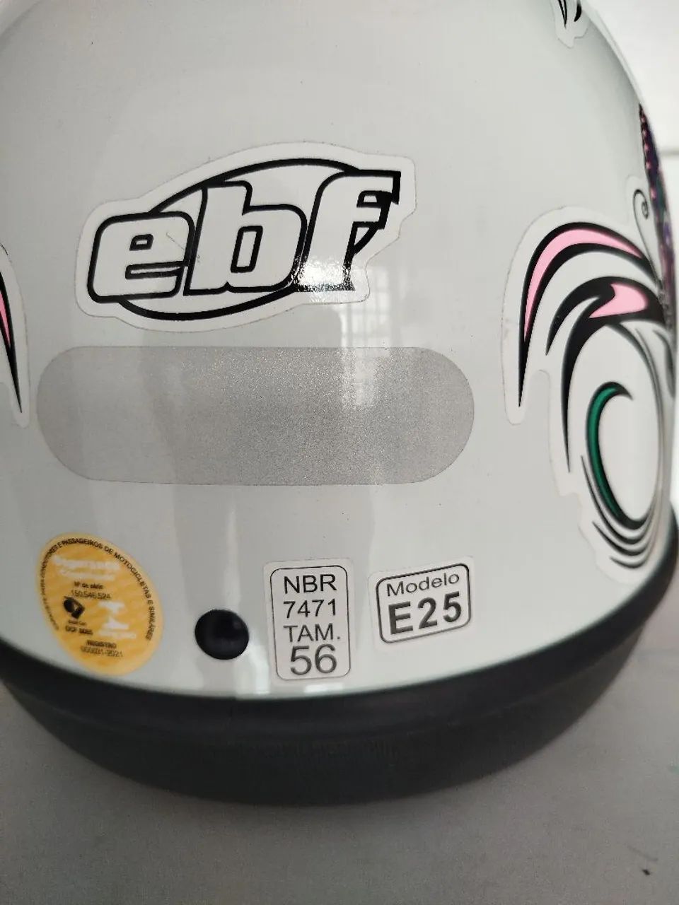 Capacete Feminino EBF Modelo E25  - Foto 5