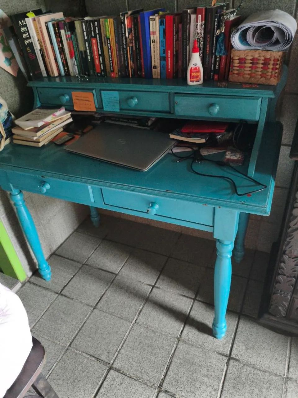 Escrivaninha madeira  - Foto 3