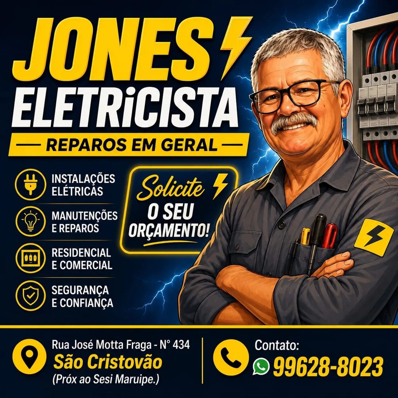 Eletricista residencial e predial