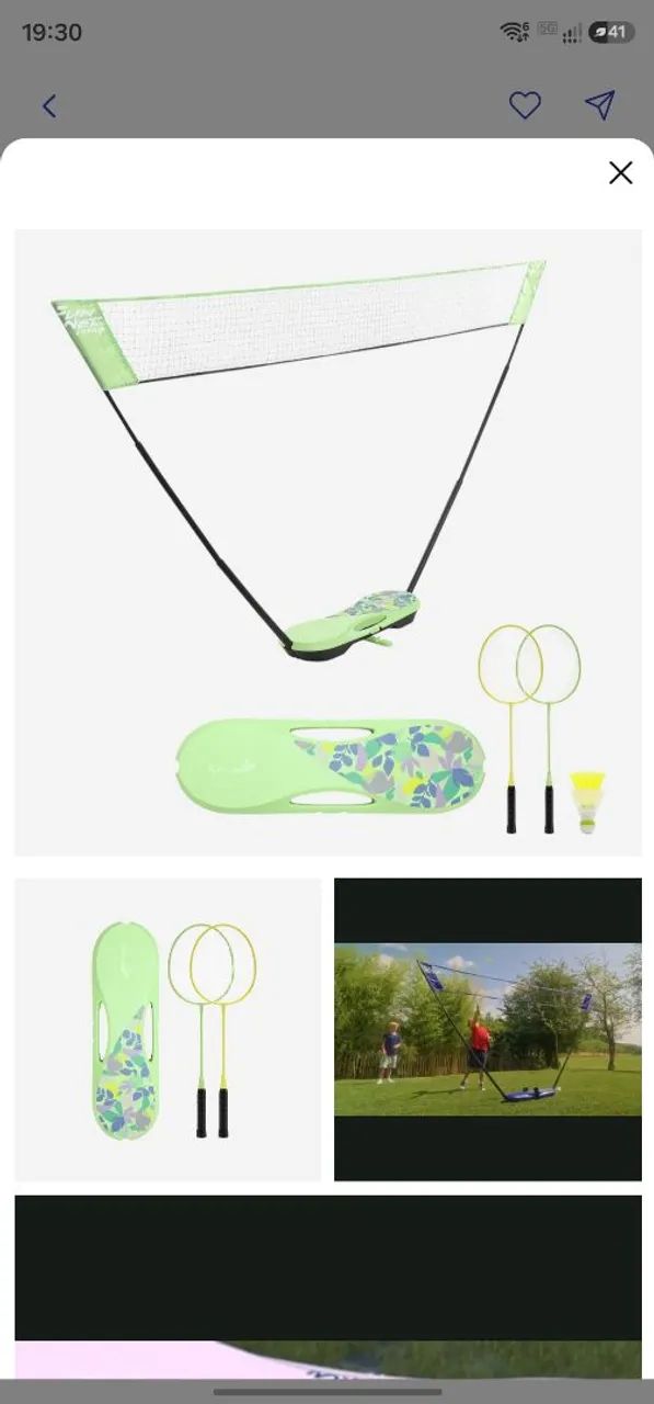 Kit badminton 
