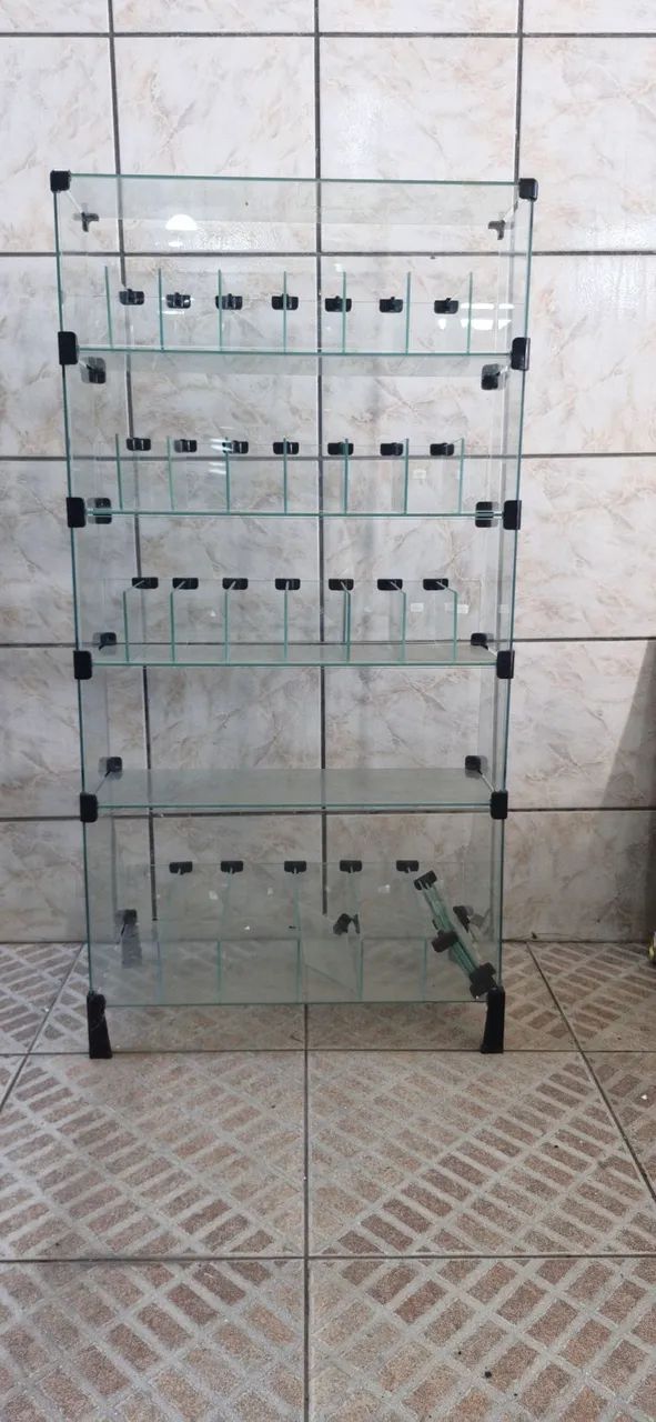 Expositor de vidro com divisórias  - Foto 3