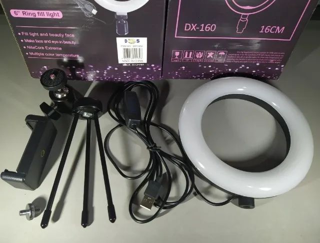Anel Led Médio com acessórios - Foto 4