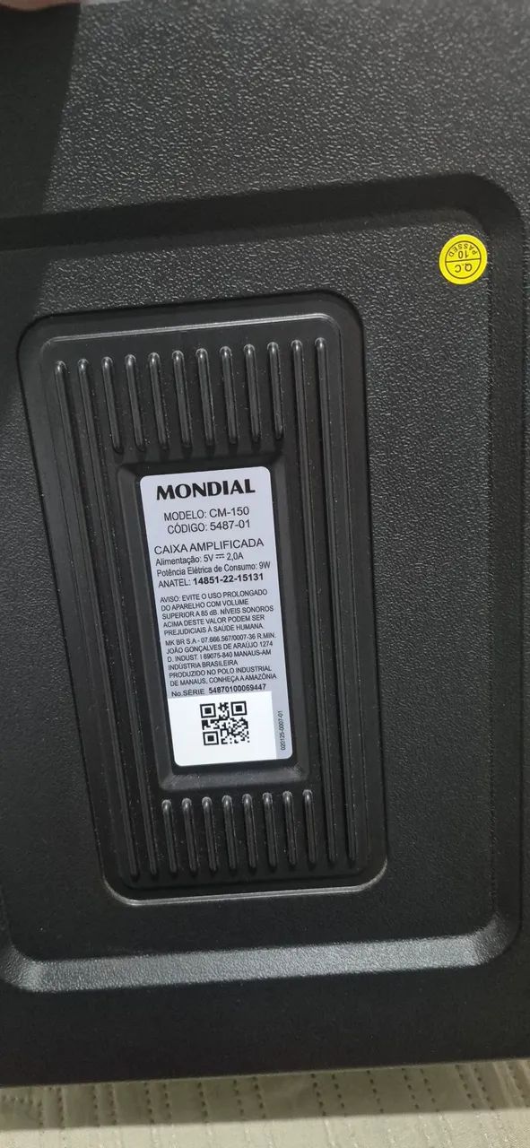 Caixa de som mondial