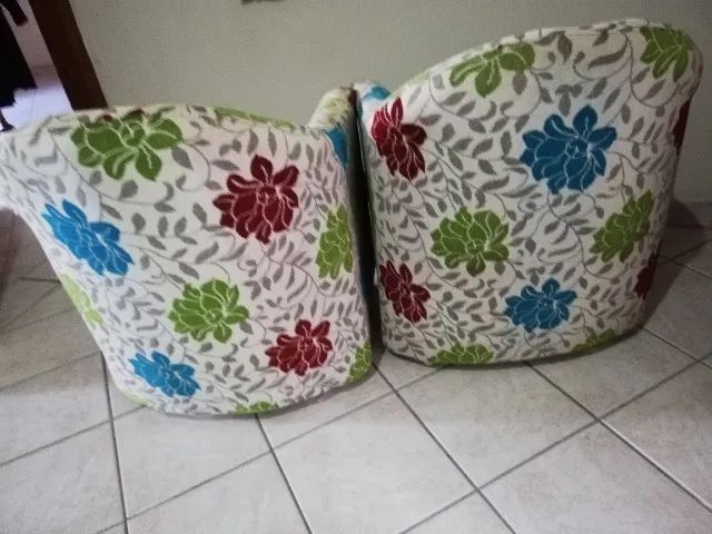 Kit 2 Poltronas em Tecido. - Foto 3