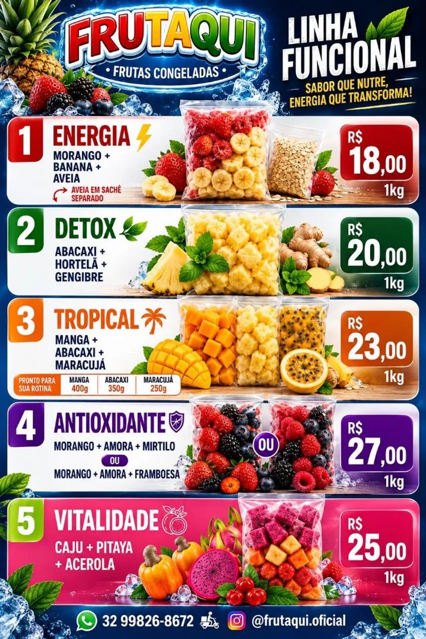 Frutas congeladas  - Foto 2
