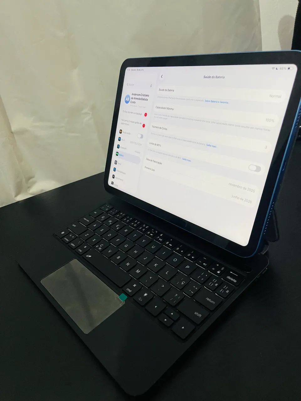 iPad 11 128Gb  com Keyboard  - Foto 4