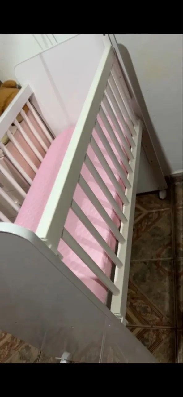 Mini berço infantil feminino - Foto 3