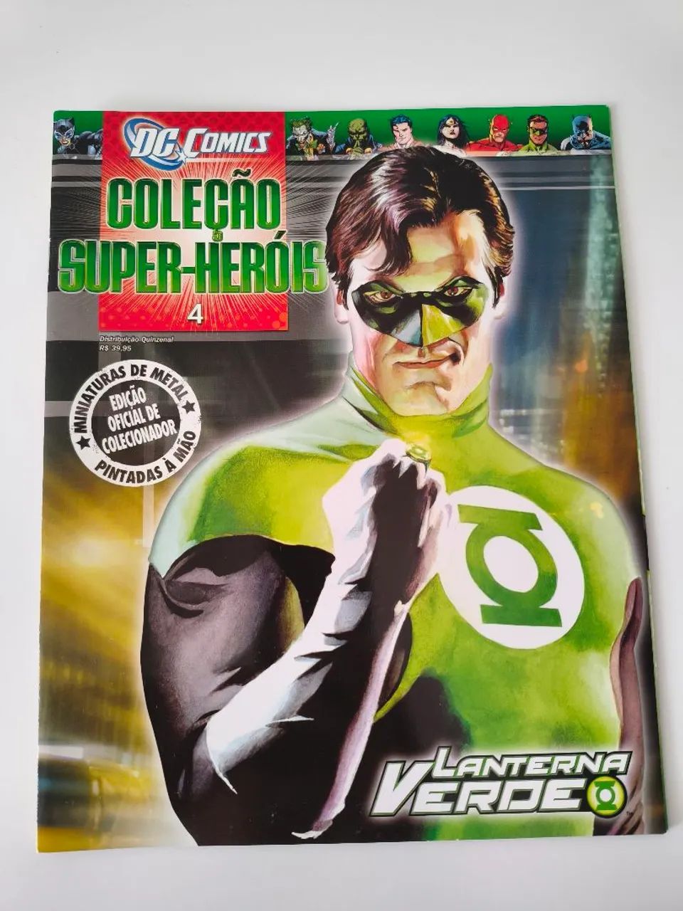 Miniatura Lanterna Verde Eaglemoss DC #04 + Caixa + Fascículo - Foto 4
