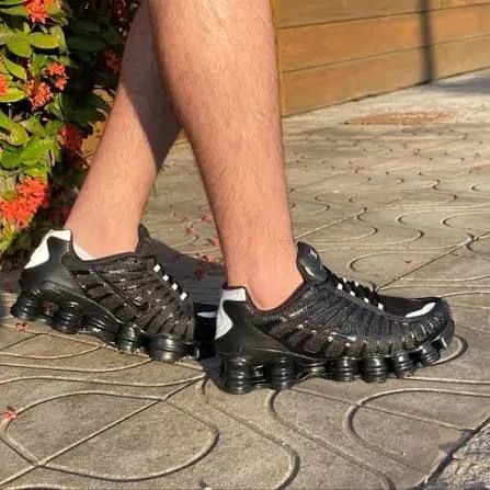 Nike shox 12 molas preto